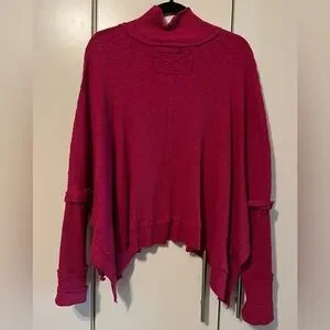 Marle Raspberry Coloured Sweater We The Free | Sweaters | We The Free Raspberry Cowl Neck Sweater | Poshmark